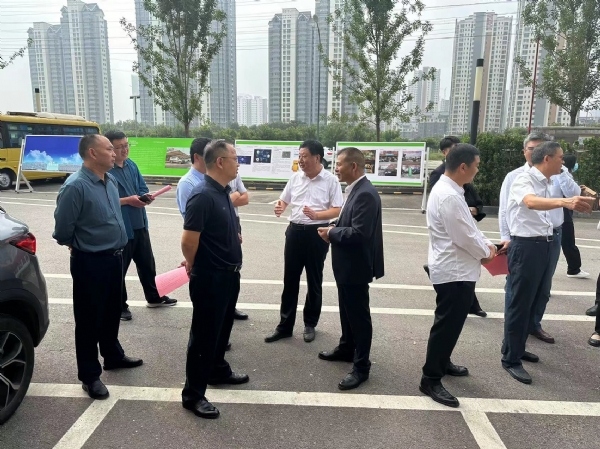 济宁市领导到太白湖区吾悦广场康姆勒充电站参观指导